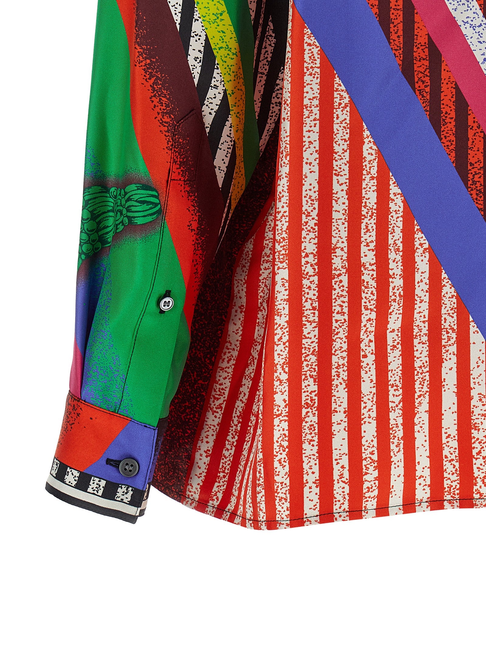 Versace Multicolor Silk Blouse Versace
