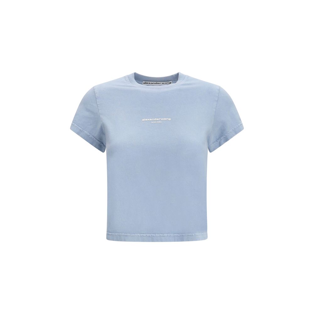 Alexander Wang Blue Cotton T-Shirt Alexander Wang