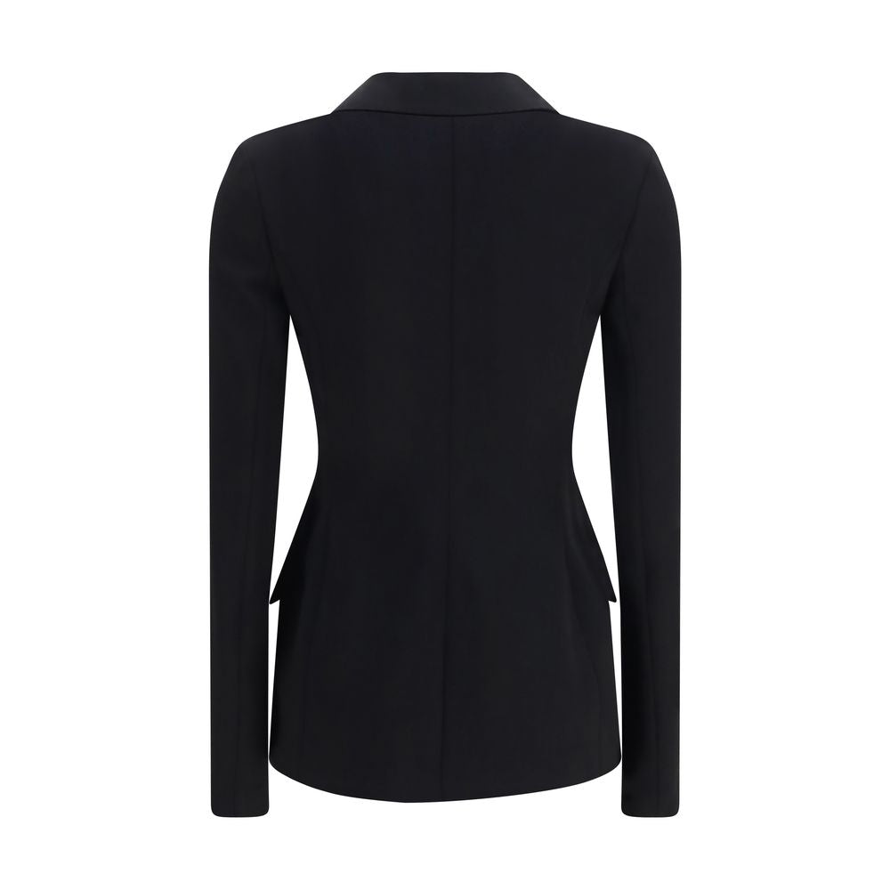 Dolce & Gabbana Black Wool Oves Aries Full-Length Jacket Dolce & Gabbana