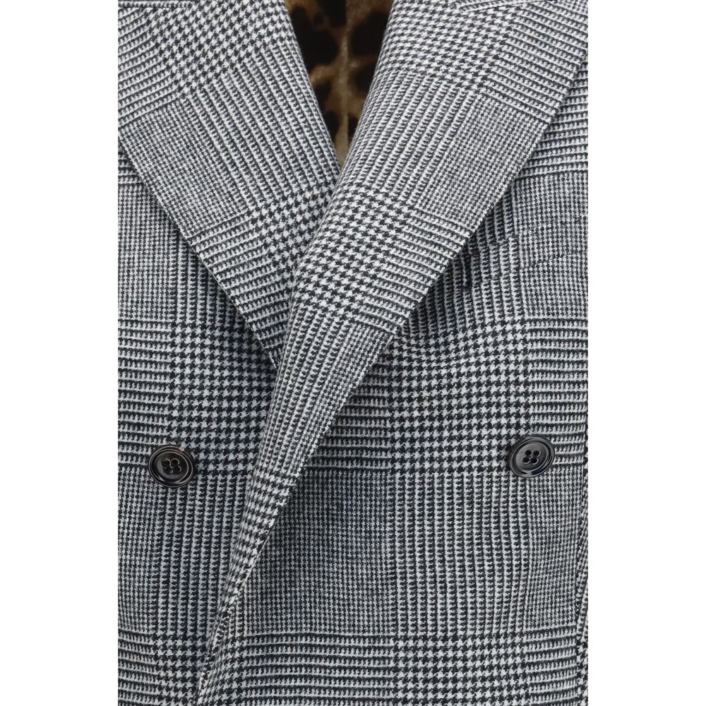Dolce & Gabbana Gray Wool Oves Aries Waistcoat Dolce & Gabbana