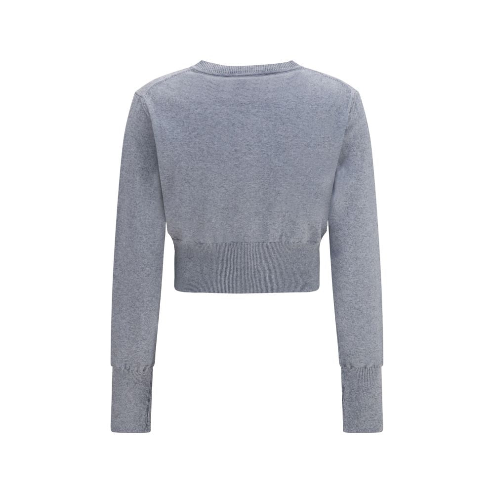 Vivienne Westwood Gray Cotton Cardigan Vivienne Westwood