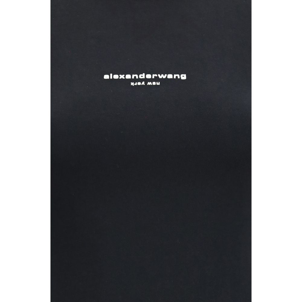 Alexander Wang Black Cotton Long Sleeve T-Shirt Alexander Wang