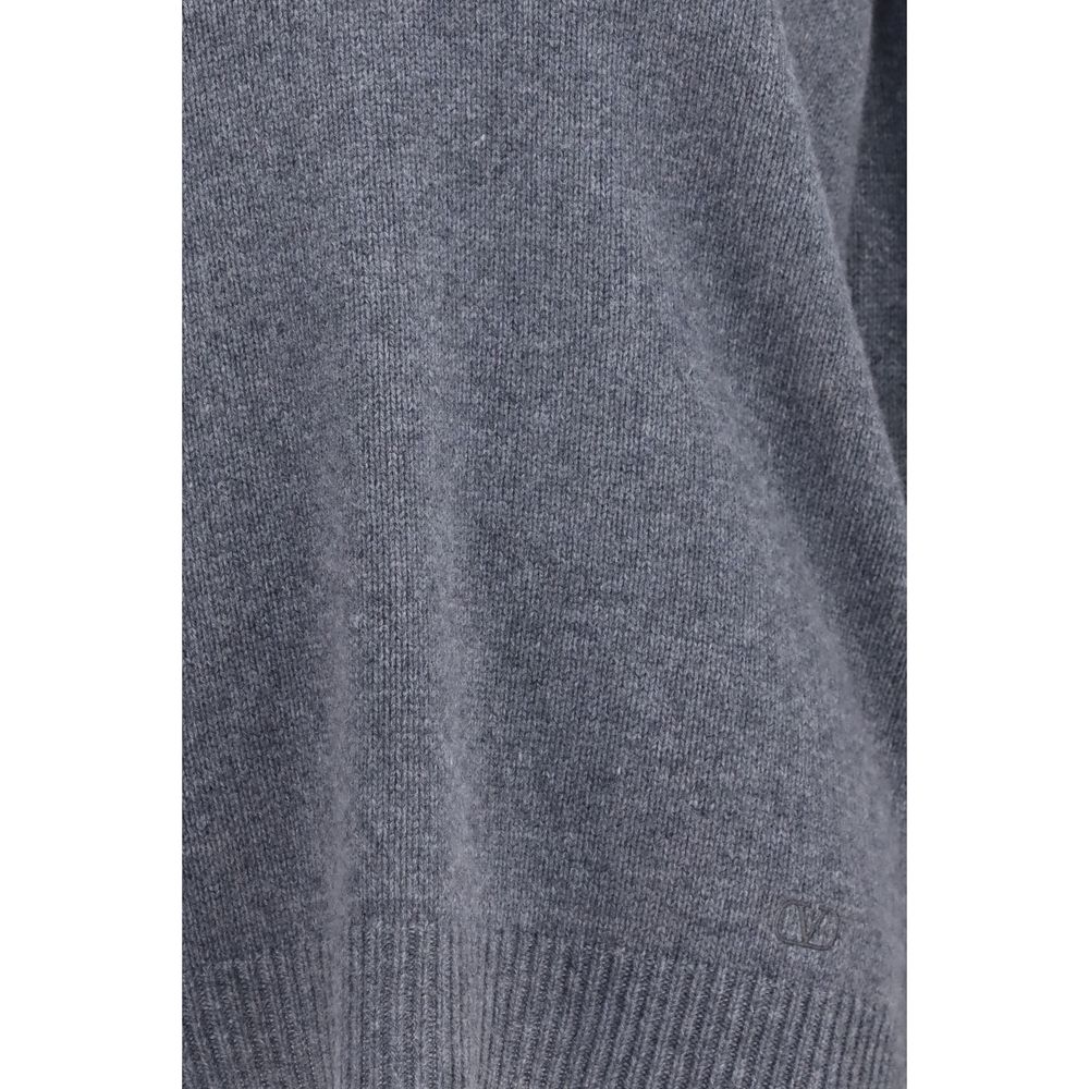 Valentino Garavani Gray Cashmere Sweater Valentino Garavani