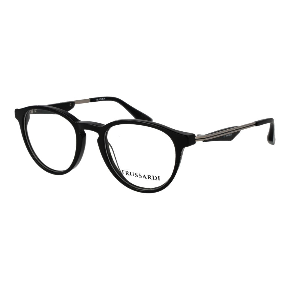 Trussardi Black Acetate Glasses (Frames) Trussardi