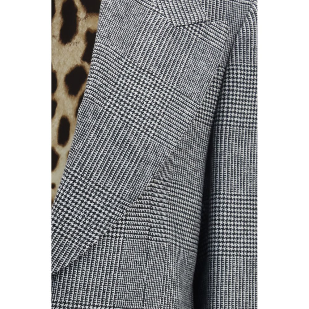 Dolce & Gabbana Gray Wool Oves Aries Blazer Dolce & Gabbana