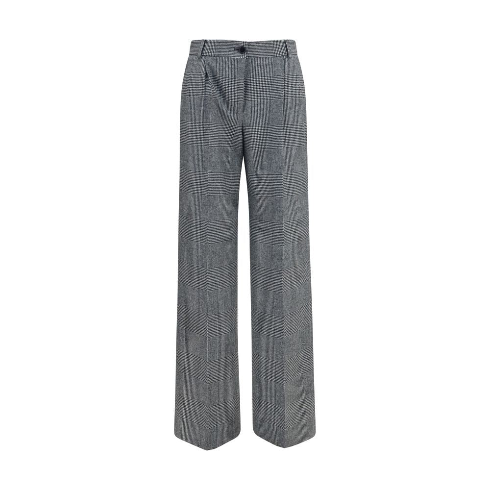 Dolce & Gabbana Gray Wool Oves Aries Dress Pants Dolce & Gabbana