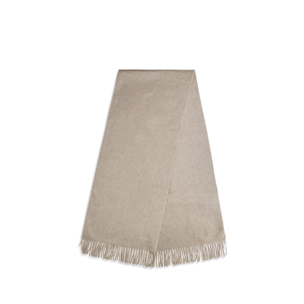 Max Mara Beige Cashmere Scarf Max Mara