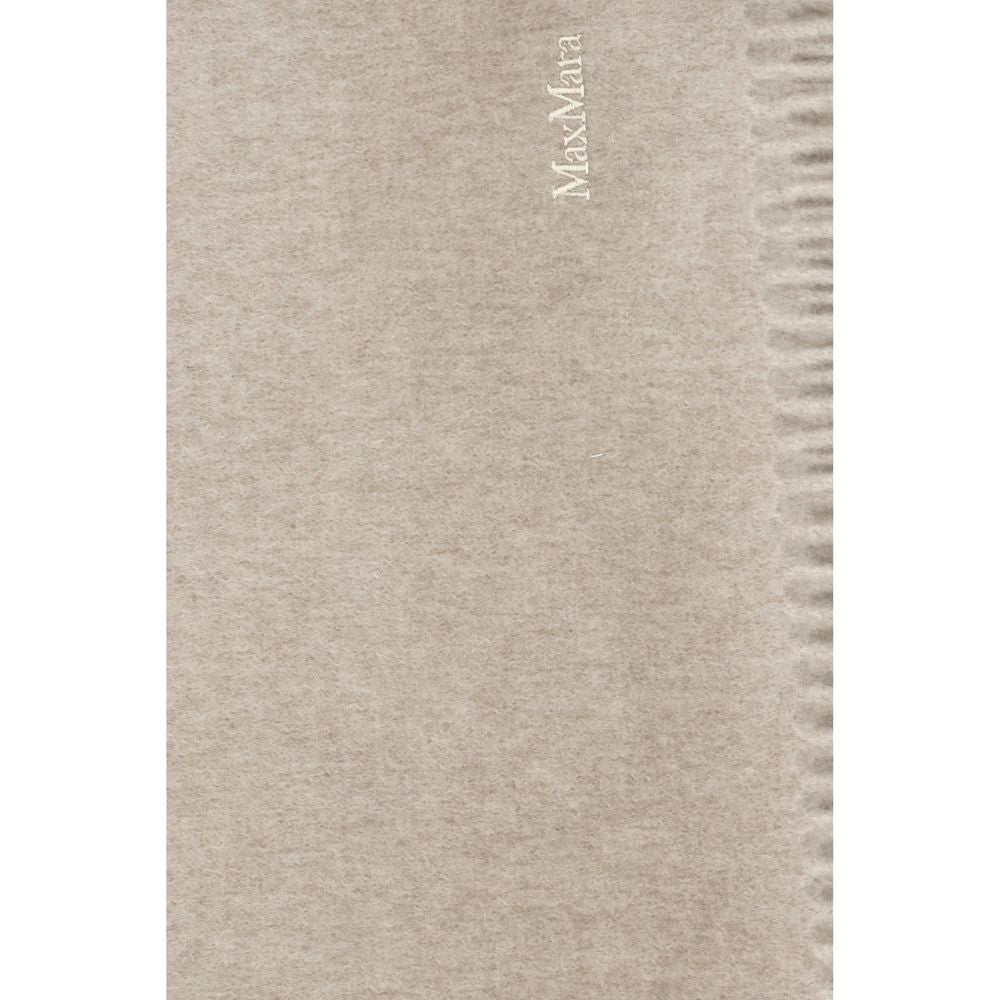 Max Mara Beige Cashmere Scarf Max Mara