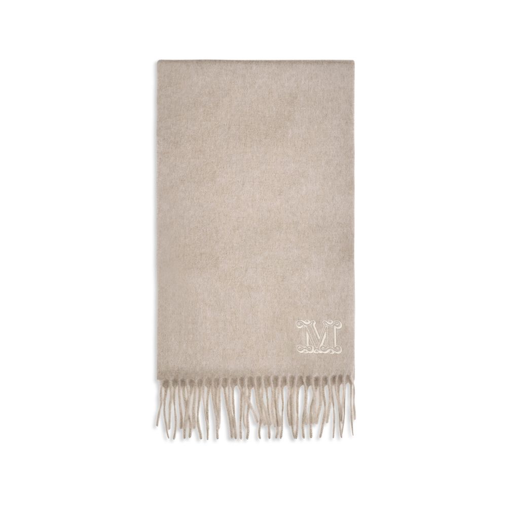 Max Mara Beige Cashmere Scarf Max Mara