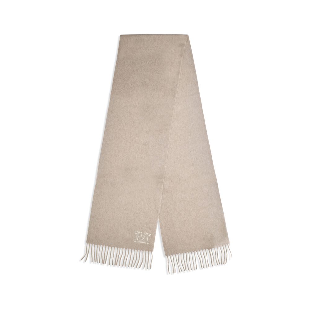 Max Mara Beige Cashmere Scarf Max Mara