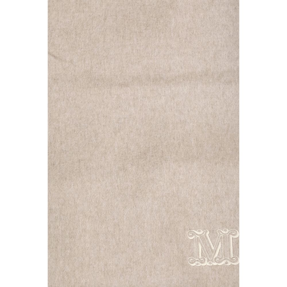 Max Mara Beige Cashmere Scarf Max Mara