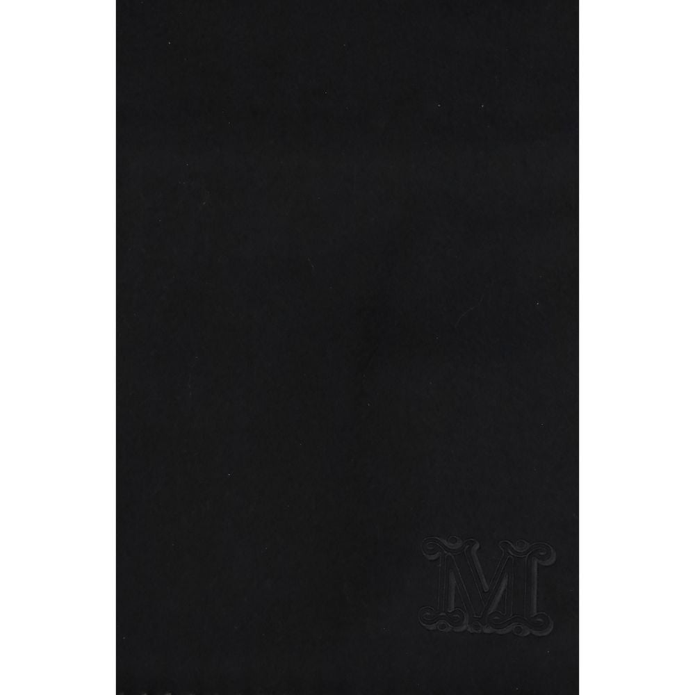 Max Mara Black Cashmere Scarf Max Mara