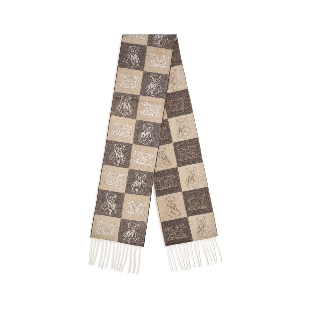 Max Mara Beige Cashmere Scarf Max Mara