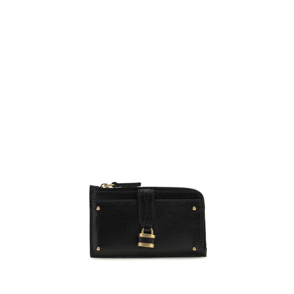 Chloé Black Calf Leather Bos Taurus Wallet Chloé
