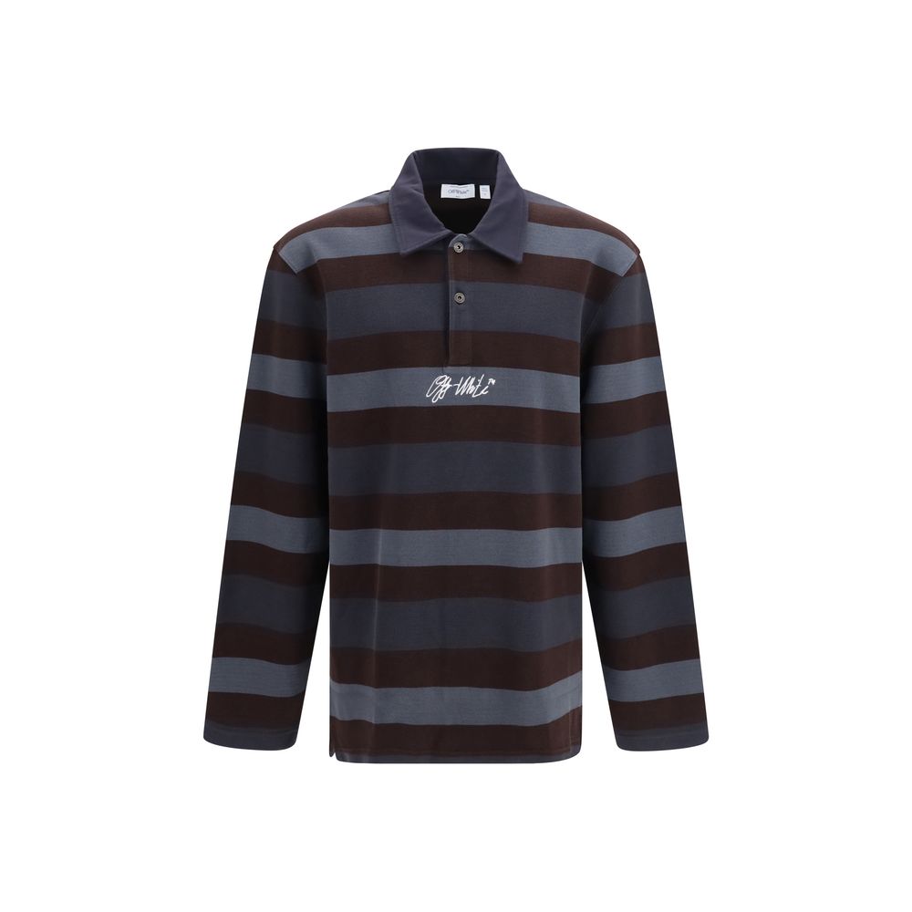 Off-White Multicolor Cotton Polo Shirt Off-White