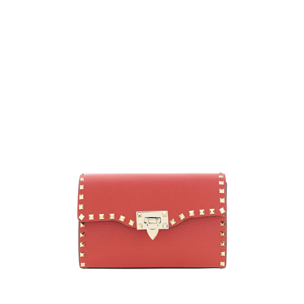 Valentino Garavani Multicolor Calf Leather Bos Taurus Shoulder Bag Valentino Garavani