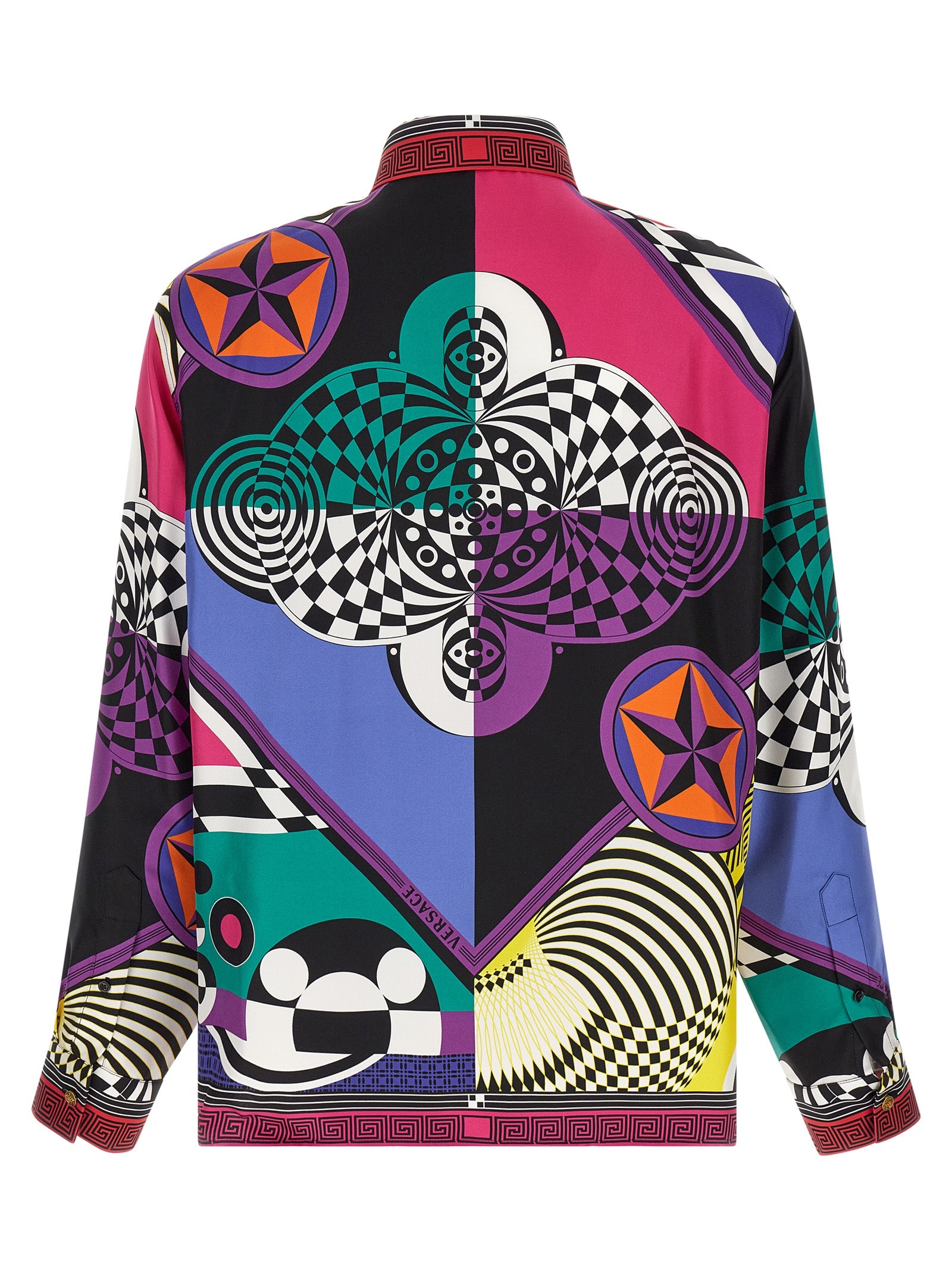 Versace Multicolor Silk Blouse Versace