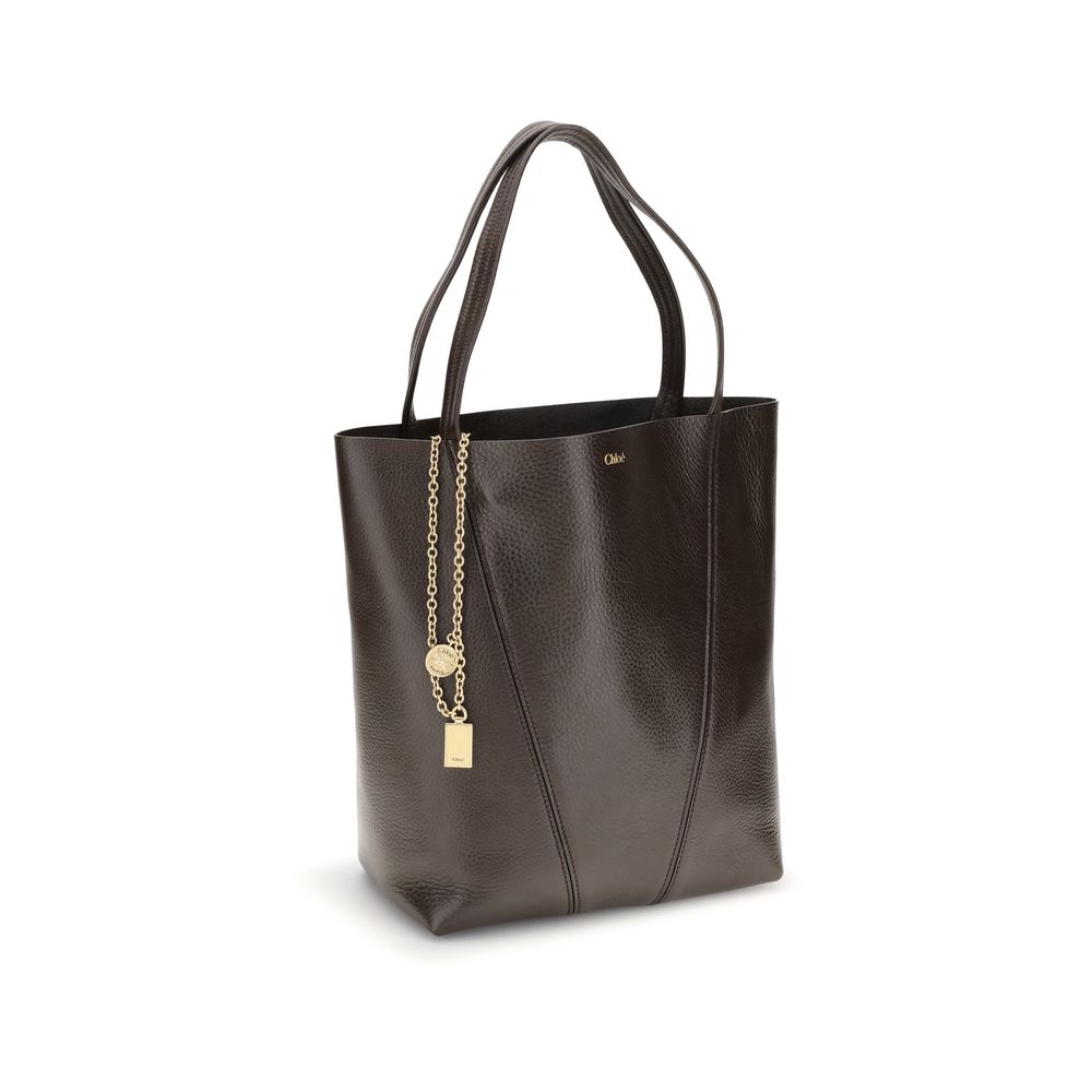Chloé Brown Calf Leather Bos Taurus Shoulder Bag Chloé
