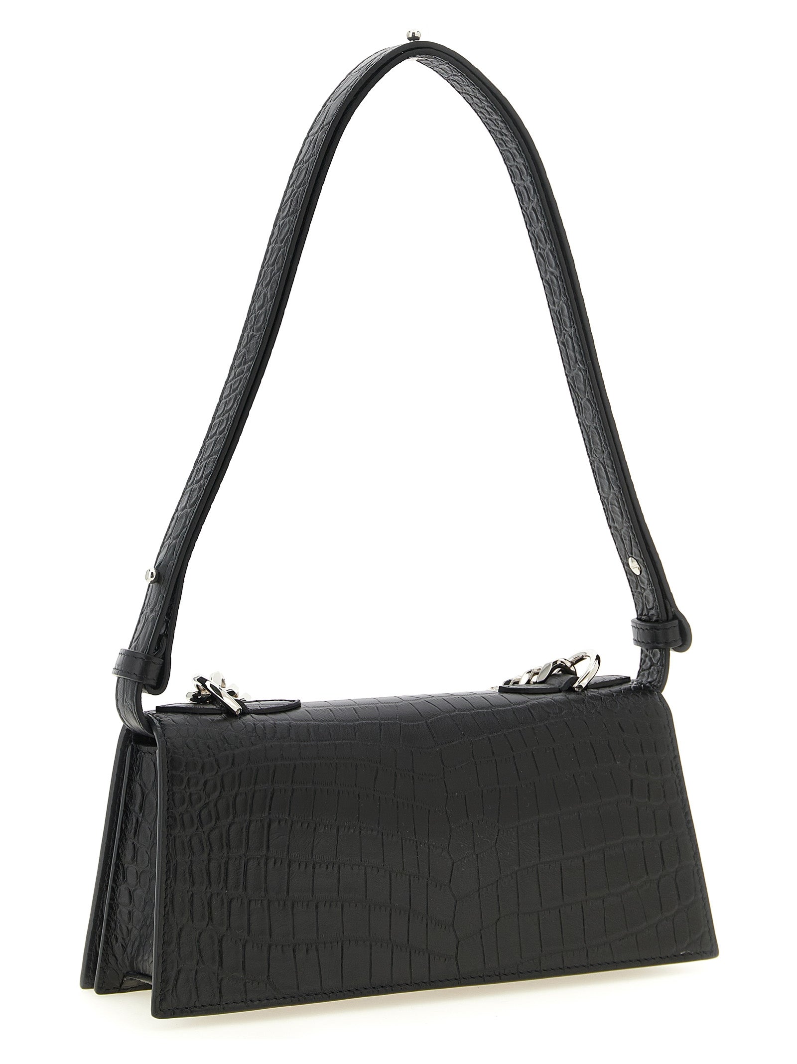 Alexander McQueen Black Calfskin Shoulder Bag Alexander McQueen