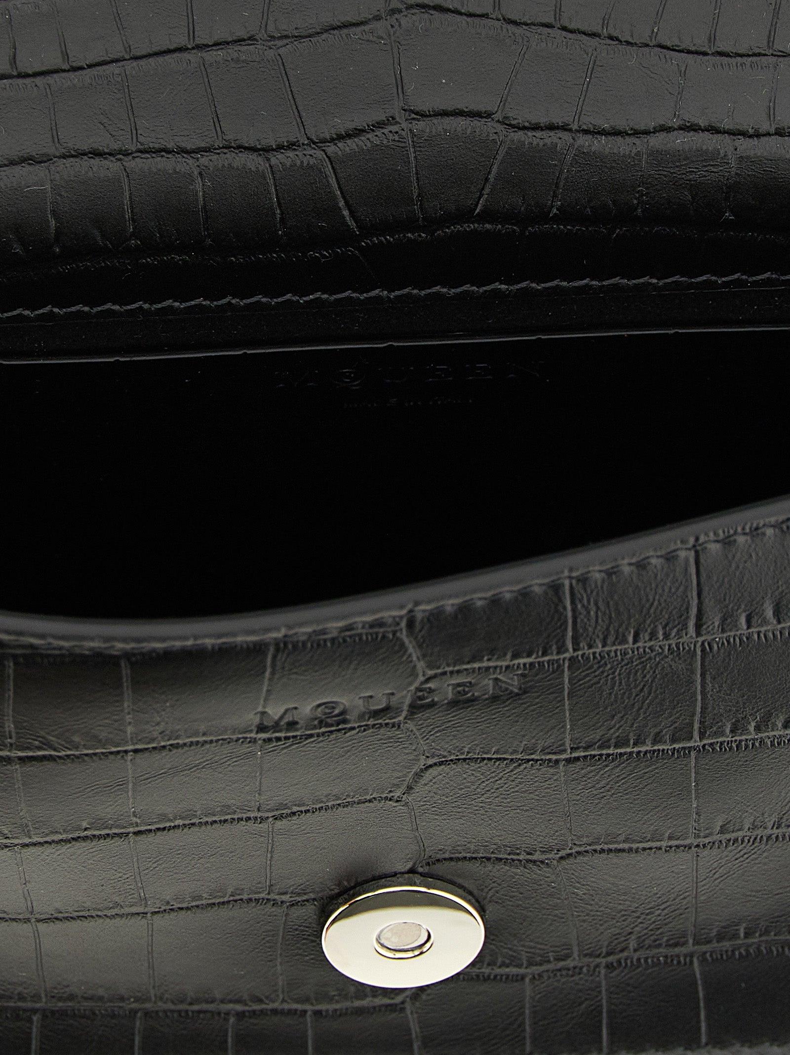 Alexander McQueen Black Calfskin Shoulder Bag Alexander McQueen
