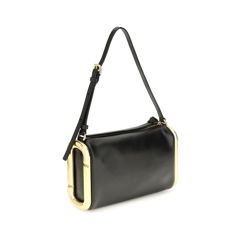 Marc Jacobs Black Calf Leather Bos Taurus Shoulder Bag Marc Jacobs