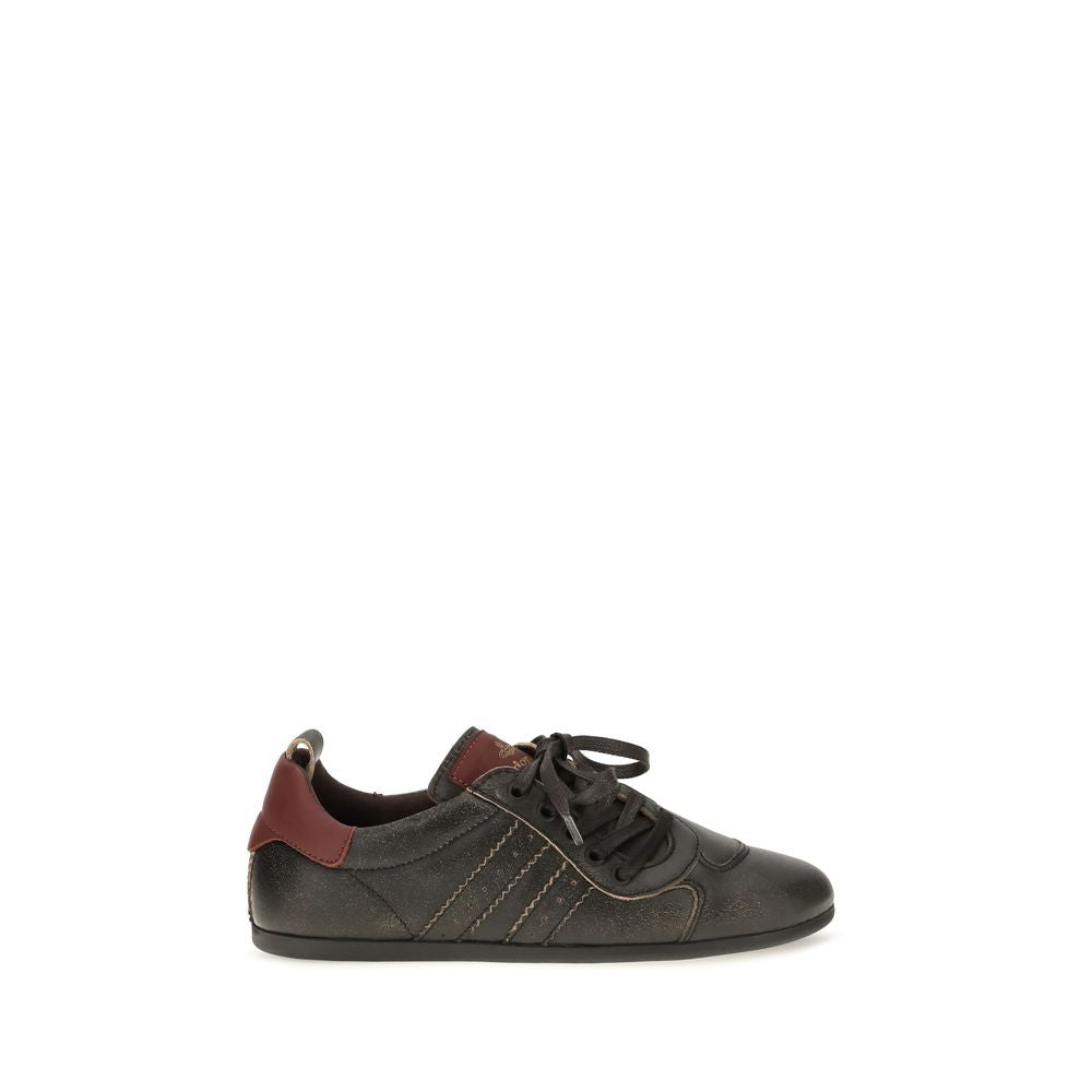Vivienne Westwood Black Calf Leather Bos Taurus Sneakers Vivienne Westwood
