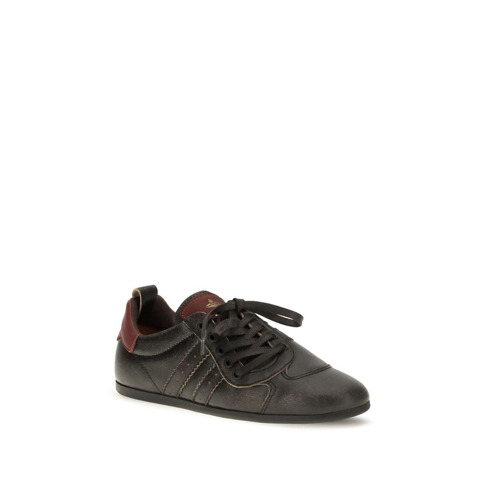 Vivienne Westwood Black Calf Leather Bos Taurus Sneakers Vivienne Westwood