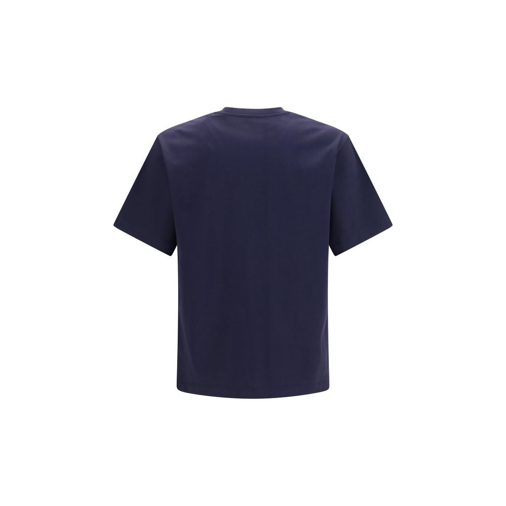 Ferragamo Blue Cotton T-Shirt Ferragamo