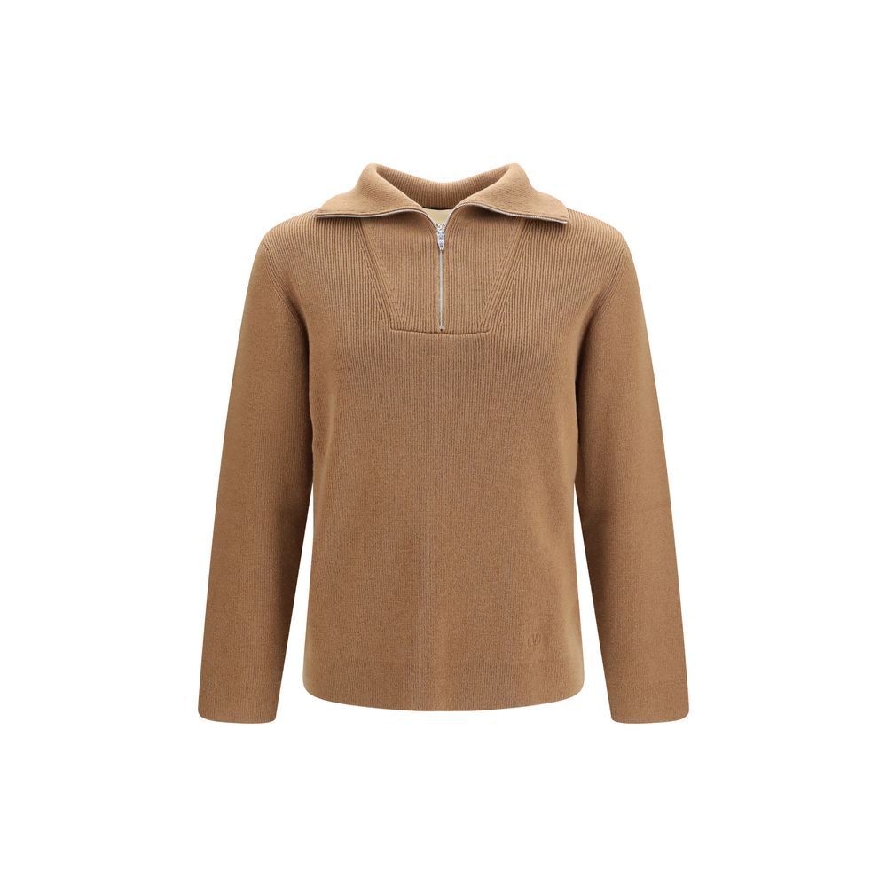 Valentino Garavani Brown Wool Oves Aries Sweatshirt Valentino Garavani