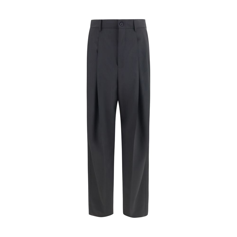 Dolce & Gabbana Black Wool Oves Aries Dress Pants Dolce & Gabbana