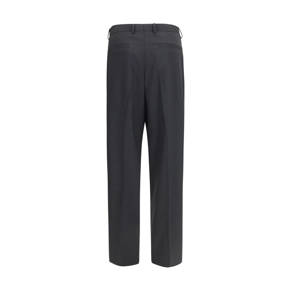 Dolce & Gabbana Black Wool Oves Aries Dress Pants Dolce & Gabbana