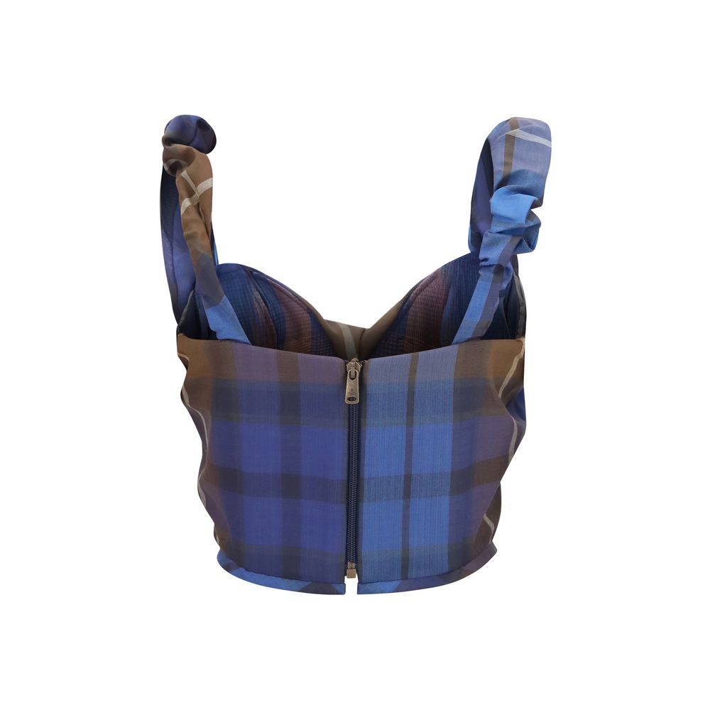 Vivienne Westwood Blue Polyester Corset Vivienne Westwood
