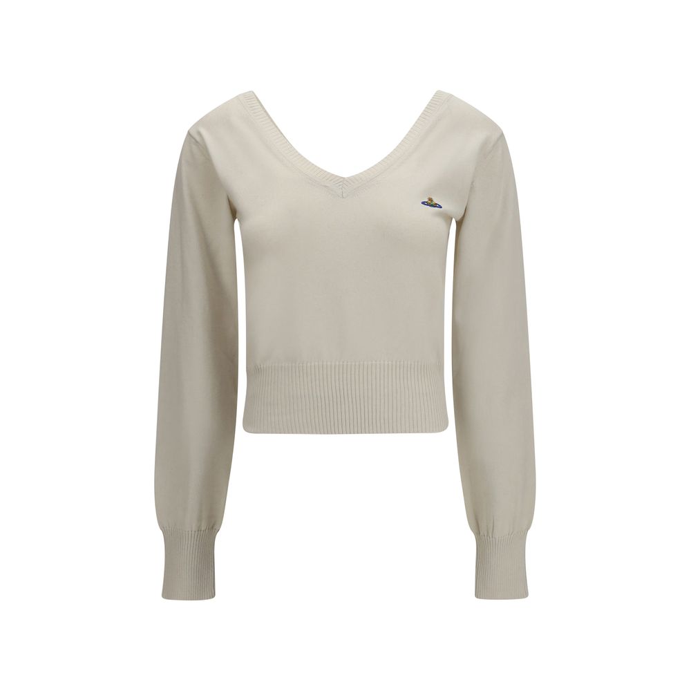 Vivienne Westwood White Cotton Sweatshirt Vivienne Westwood