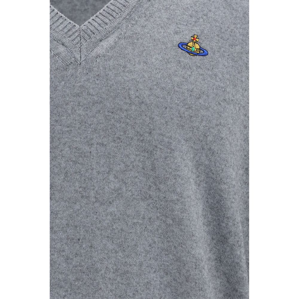 Vivienne Westwood Gray Cotton Sweatshirt Vivienne Westwood