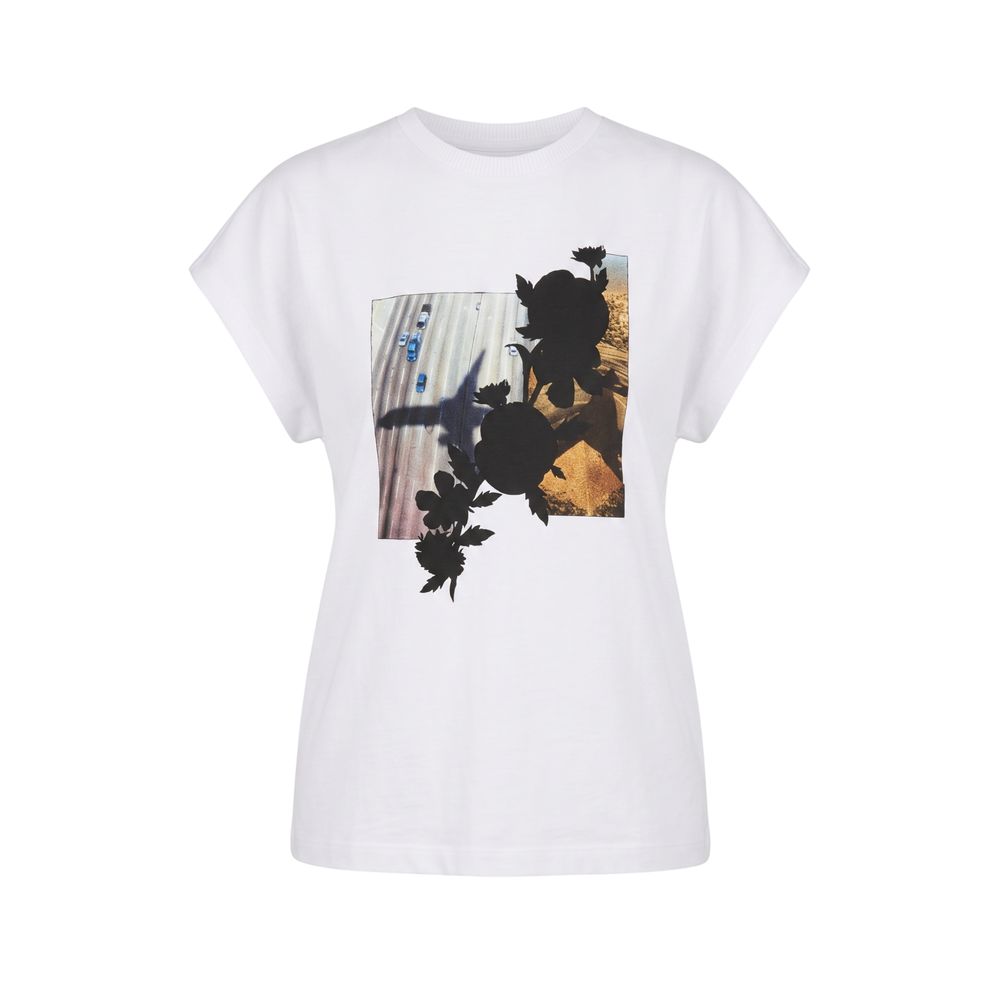 Trussardi White Cotton Women T-Shirt Trussardi