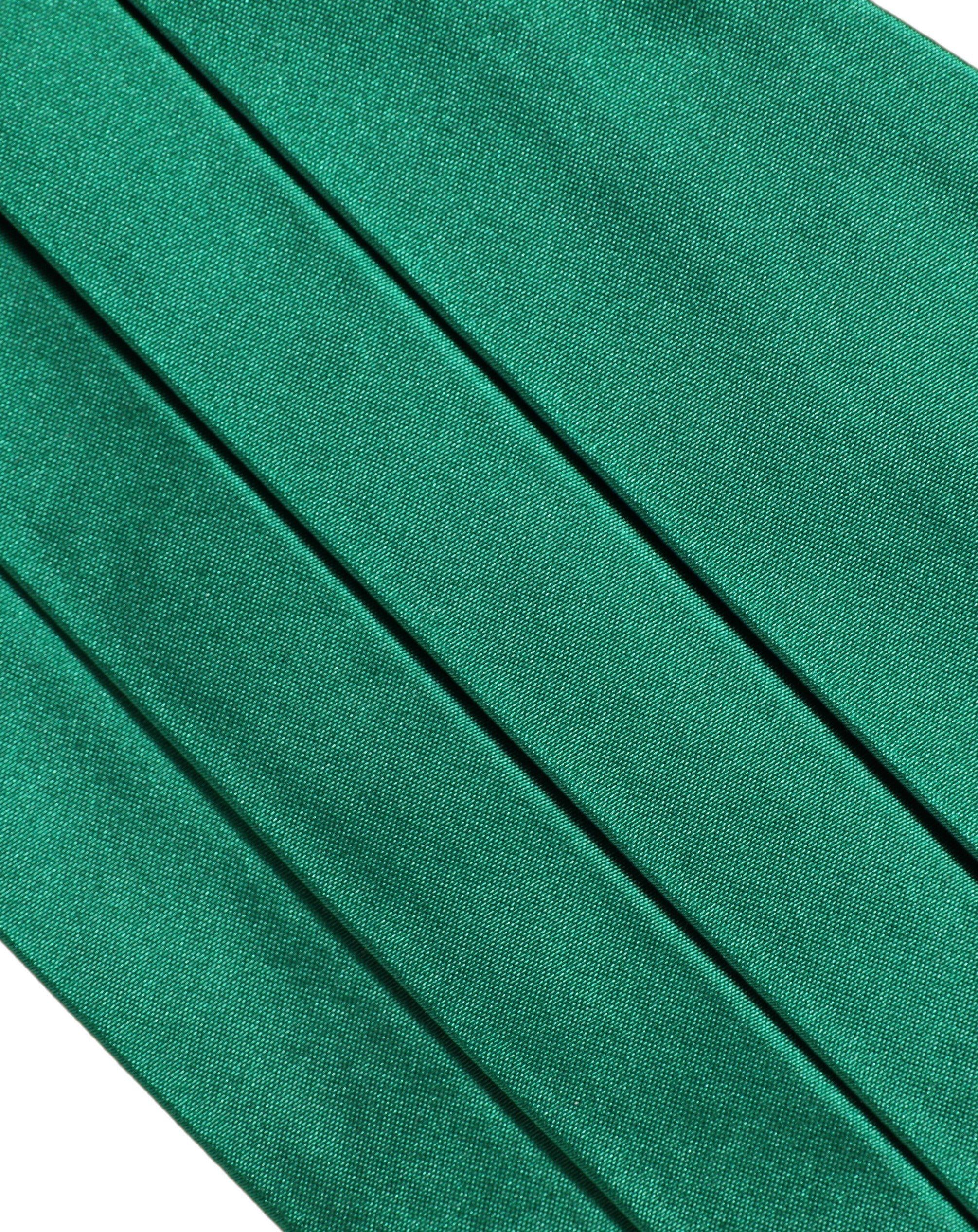 Dolce & Gabbana Green Men 100% Silk Belt Waist Cummerbund Dolce & Gabbana