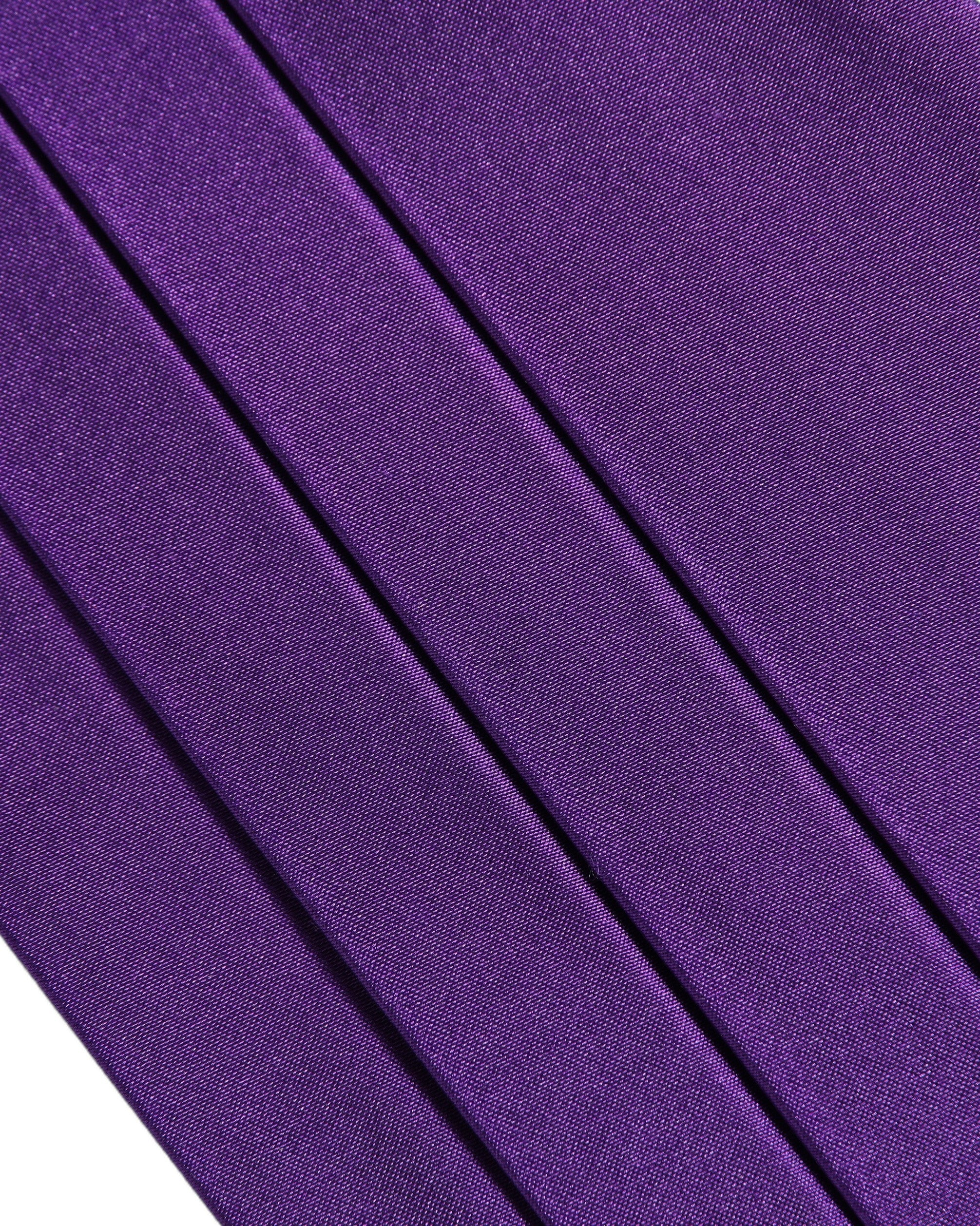 Dolce & Gabbana Violet Men 100% Silk Belt Waist Cummerbund Dolce & Gabbana