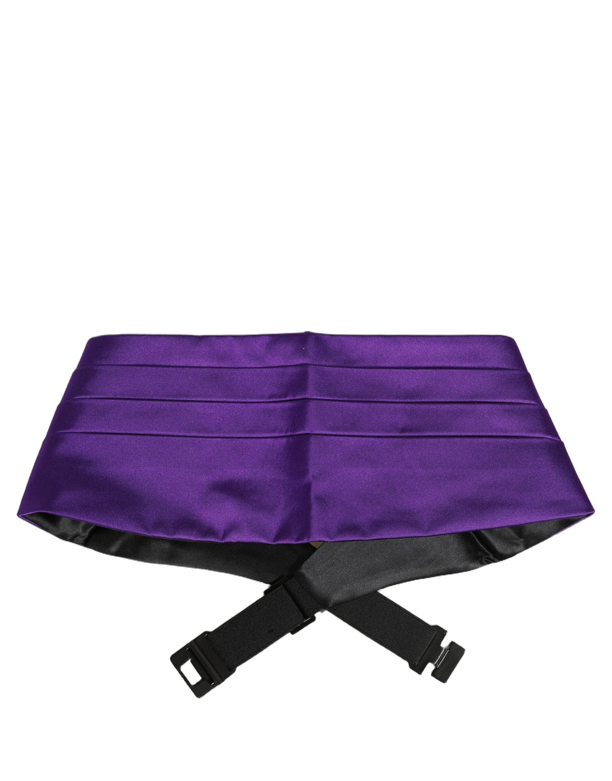Dolce & Gabbana Violet Men 100% Silk Belt Waist Cummerbund Dolce & Gabbana
