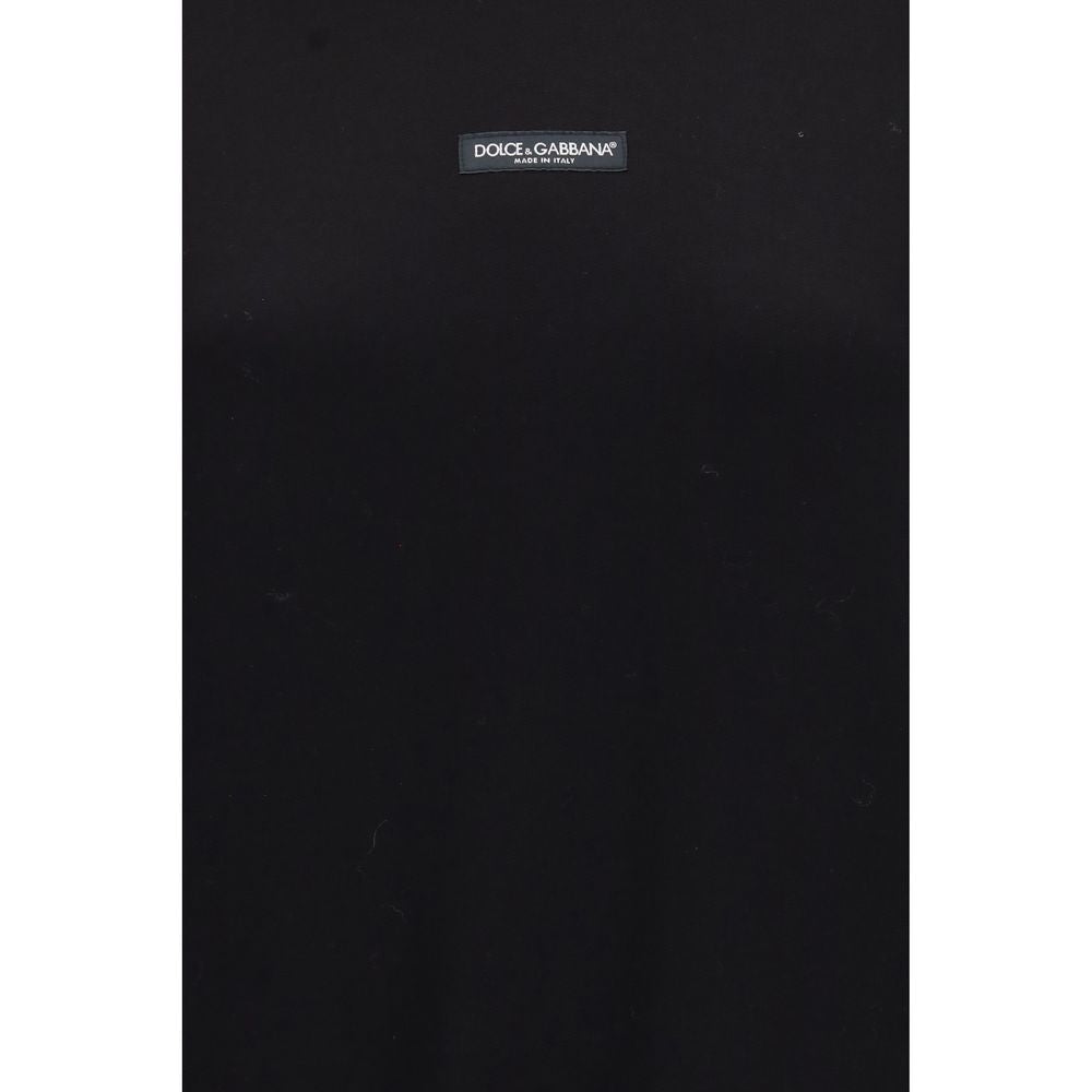 Dolce & Gabbana Black Cotton Sweatshirt Dolce & Gabbana