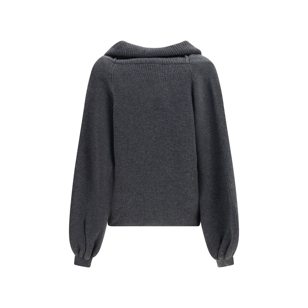 Dolce & Gabbana Gray Wool Oves Aries Cardigan Dolce & Gabbana
