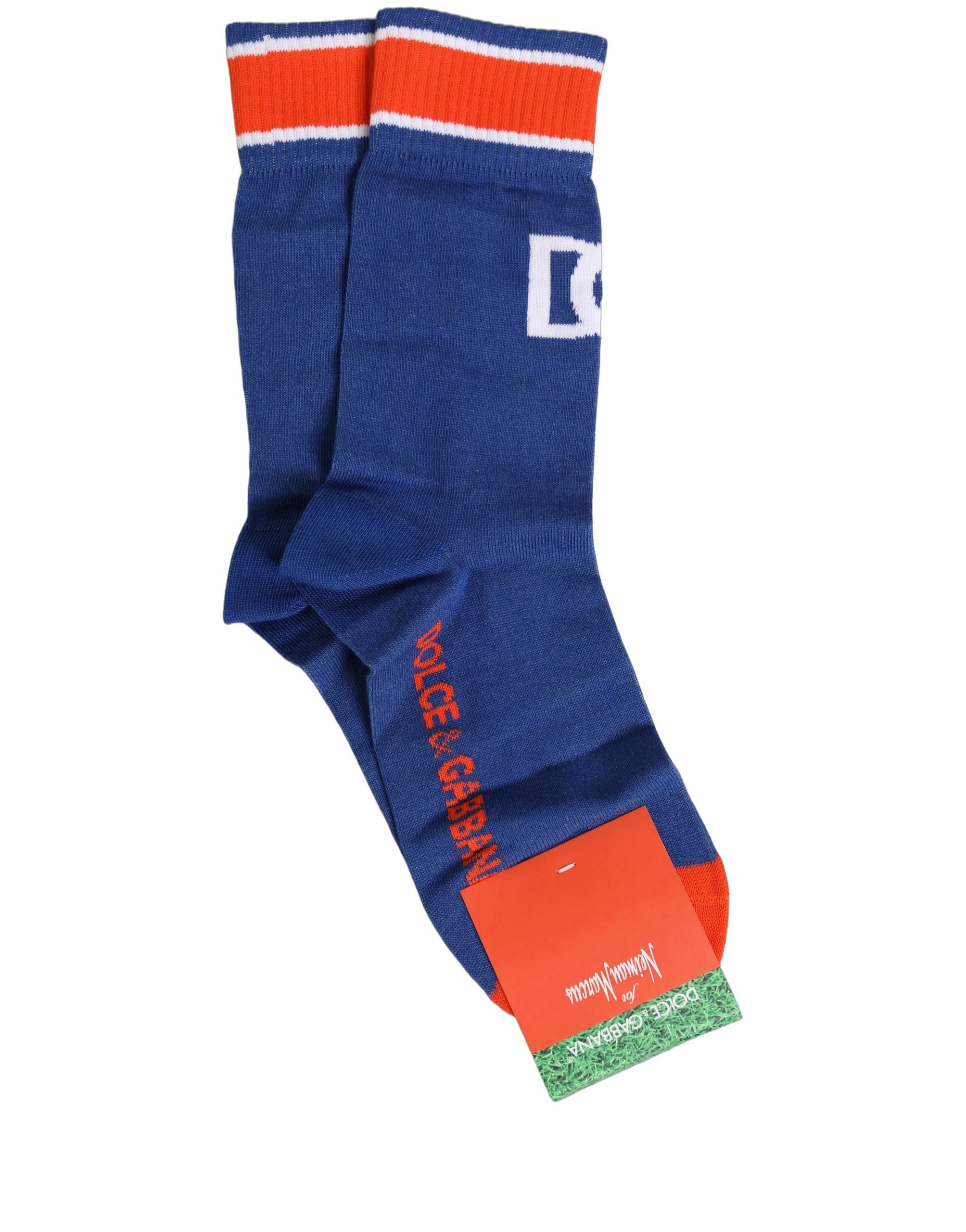 Dolce & Gabbana Men Multicolor Cotton Mid Calf Accessory Socks Dolce & Gabbana