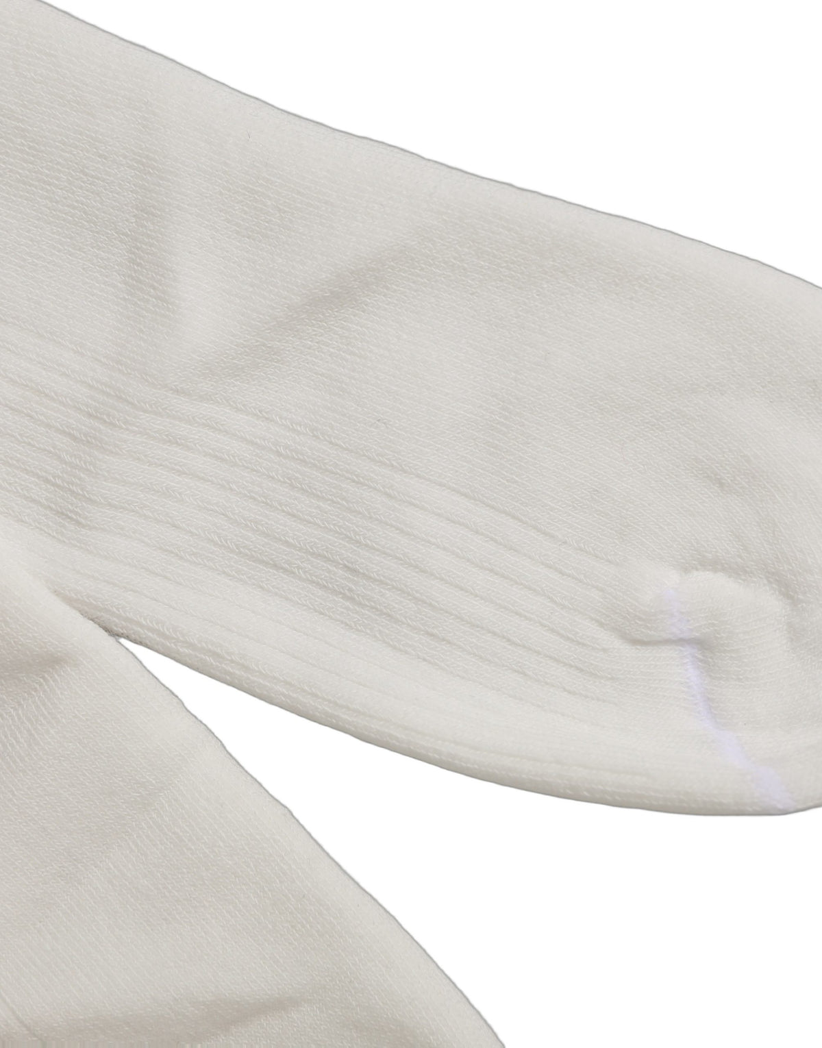 Dolce & Gabbana White Cotton DG Logo Mid Calf Accessory Socks Dolce & Gabbana