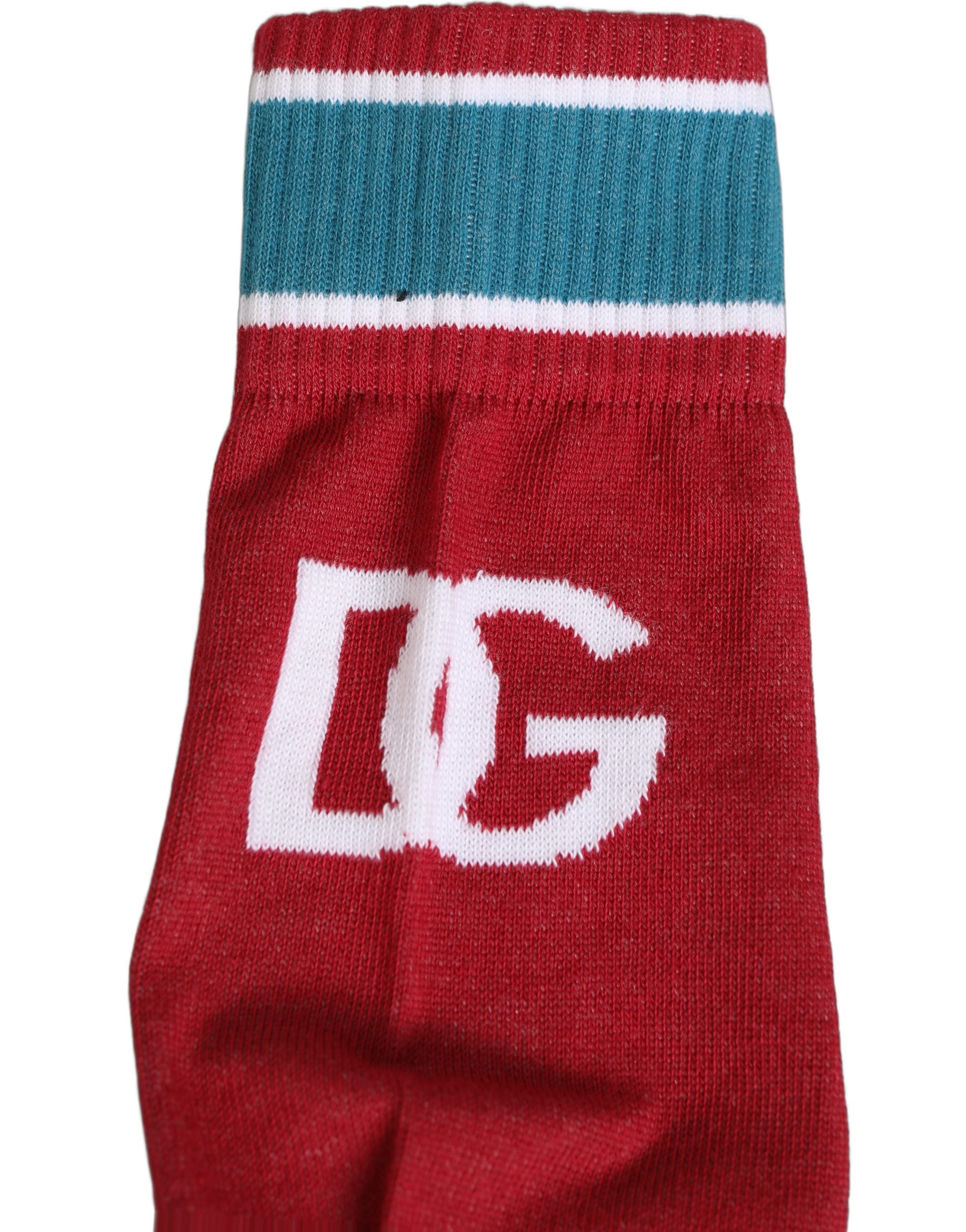 Dolce & Gabbana Men Multicolor Cotton Mid Calf Accessory Socks Dolce & Gabbana