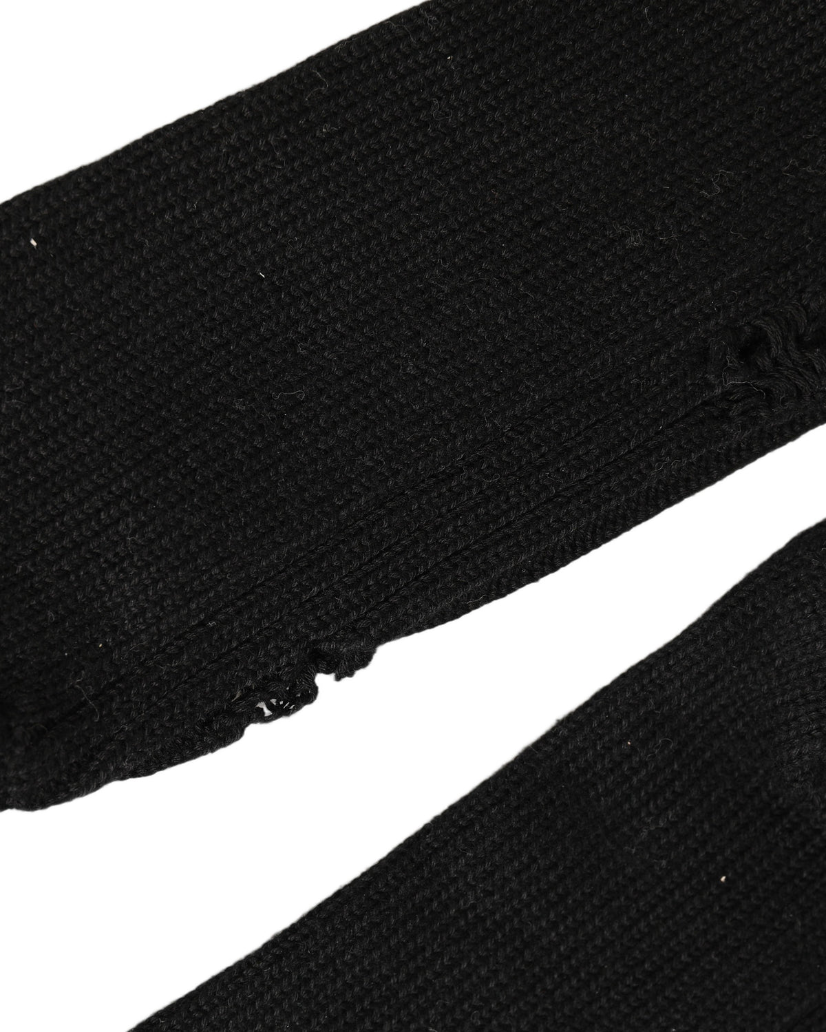 Dolce & Gabbana Black Cotton Distressed Mid Calf Accessory Socks Dolce & Gabbana