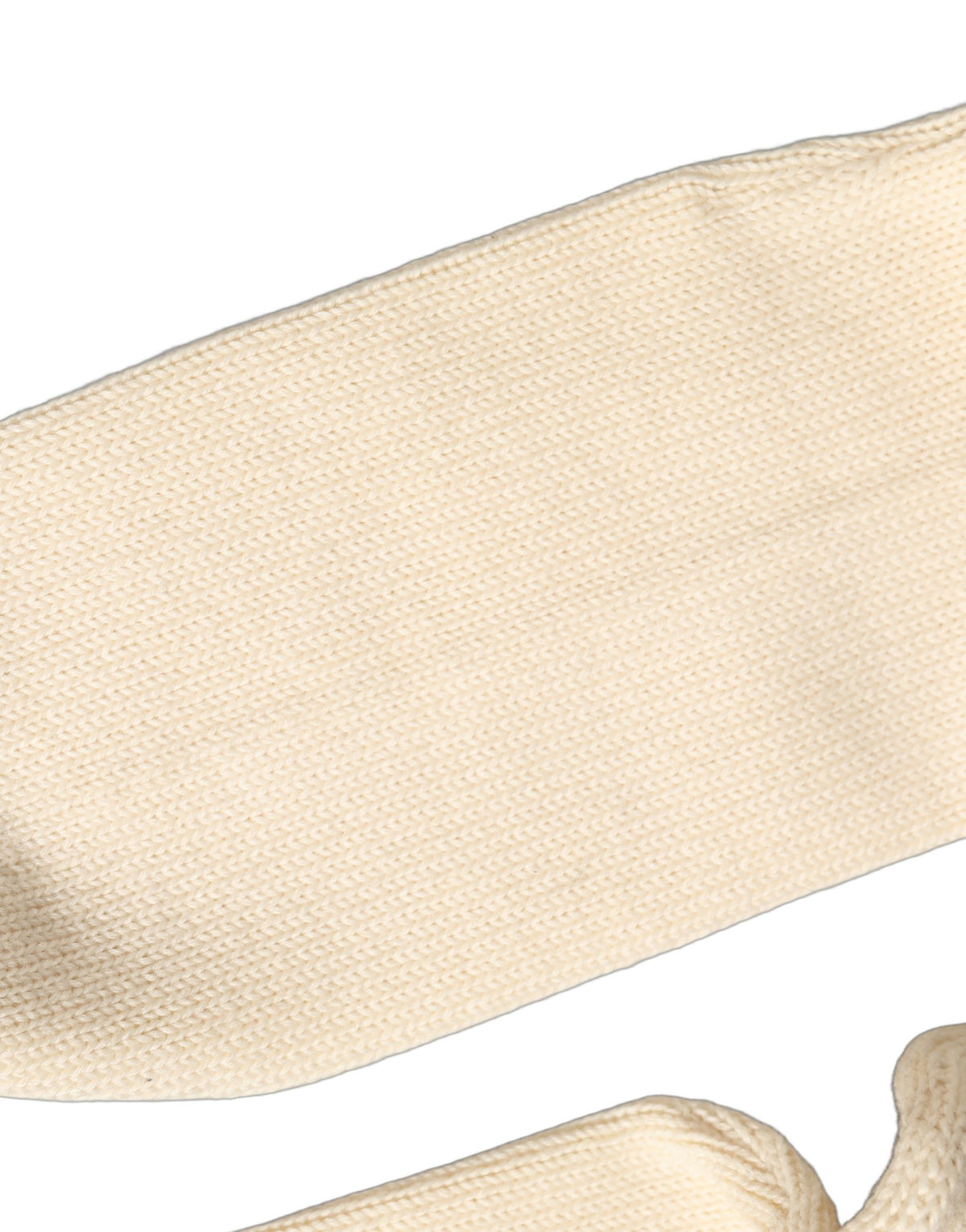 Dolce & Gabbana Off White Sequin Cotton Mid Calf Accessory Socks Dolce & Gabbana