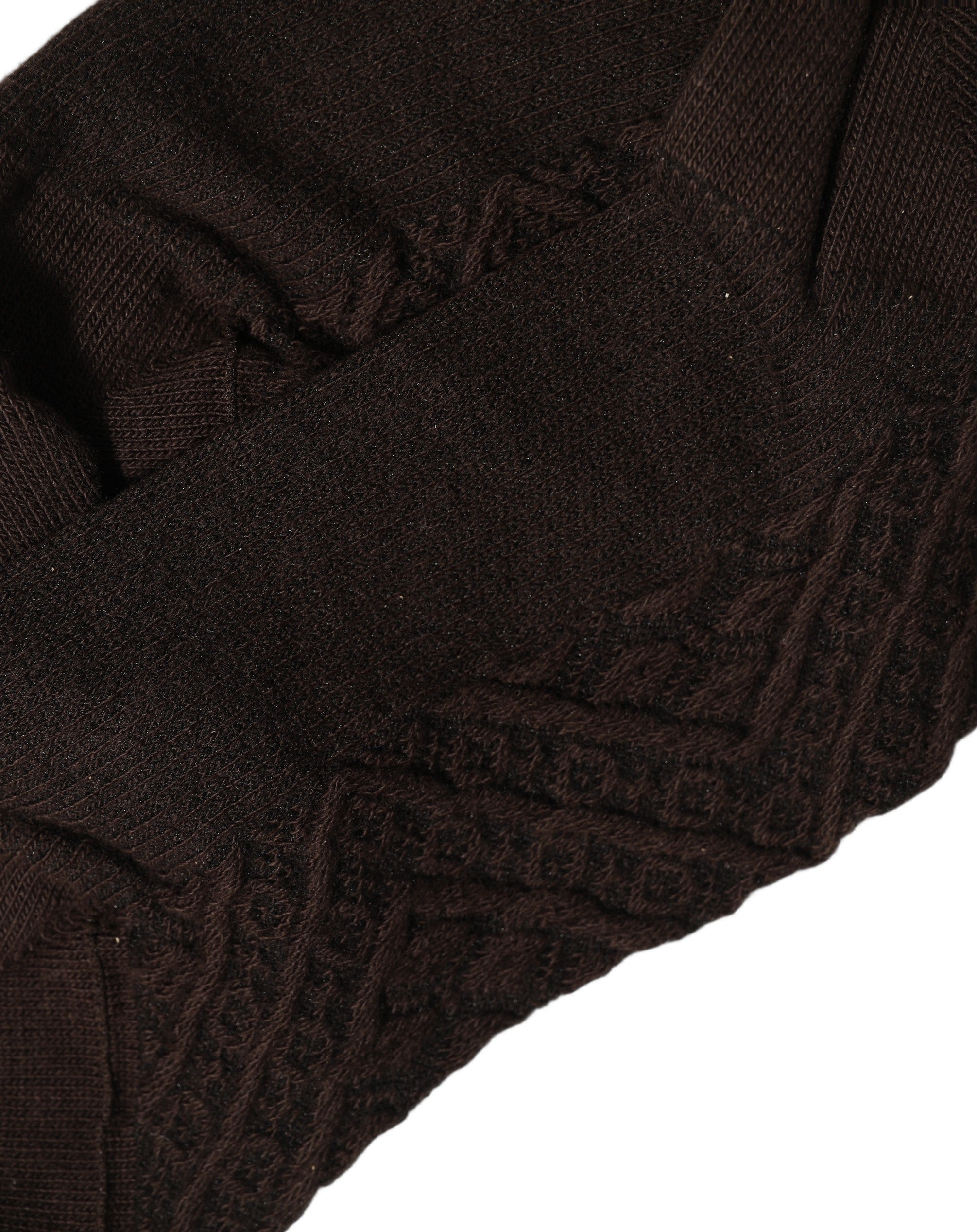 Dolce & Gabbana Dark Brown Cotton Knit Knee High Accessory One Size Socks Dolce & Gabbana