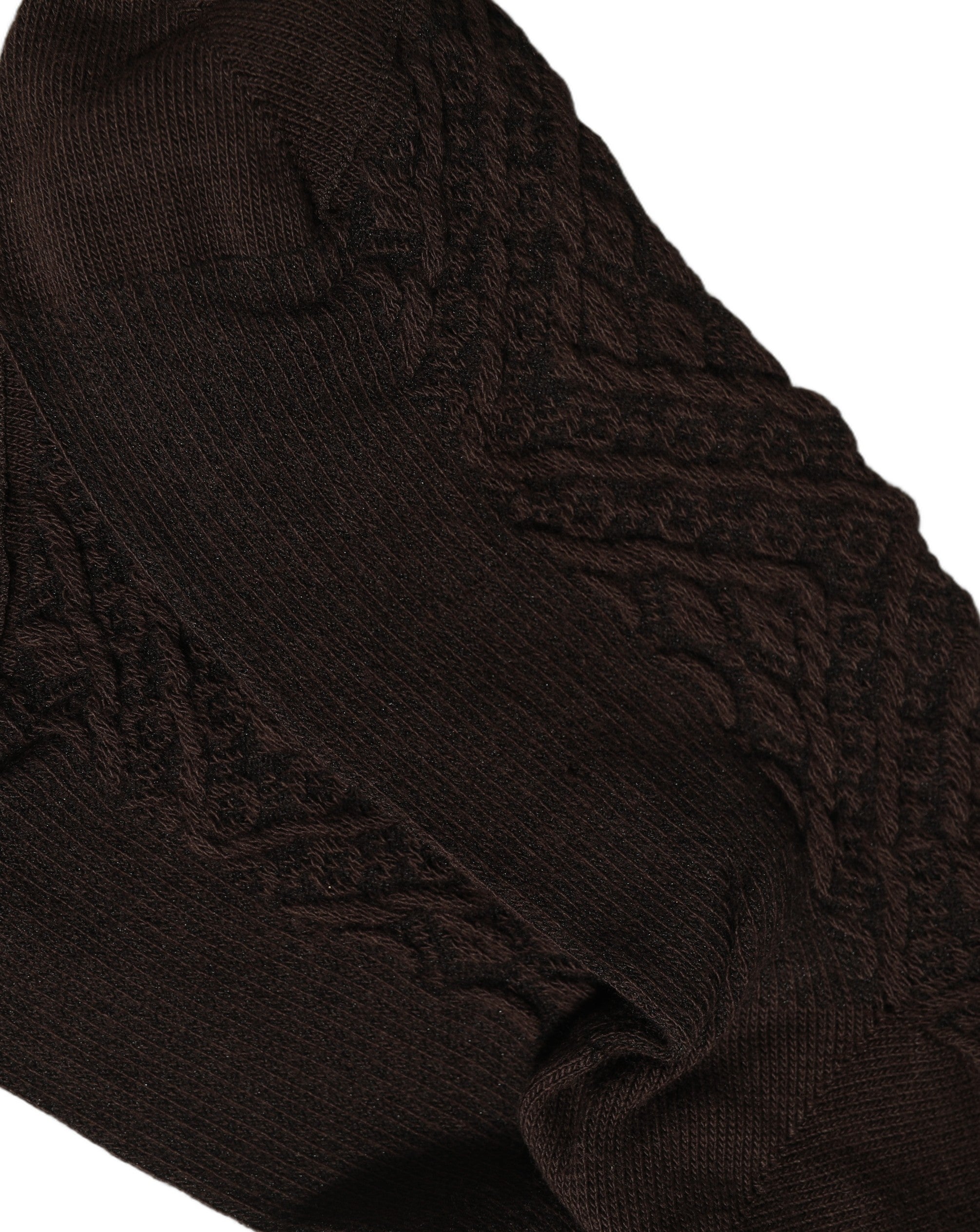 Dolce & Gabbana Dark Brown Cotton Knit Knee High Accessory One Size Socks Dolce & Gabbana