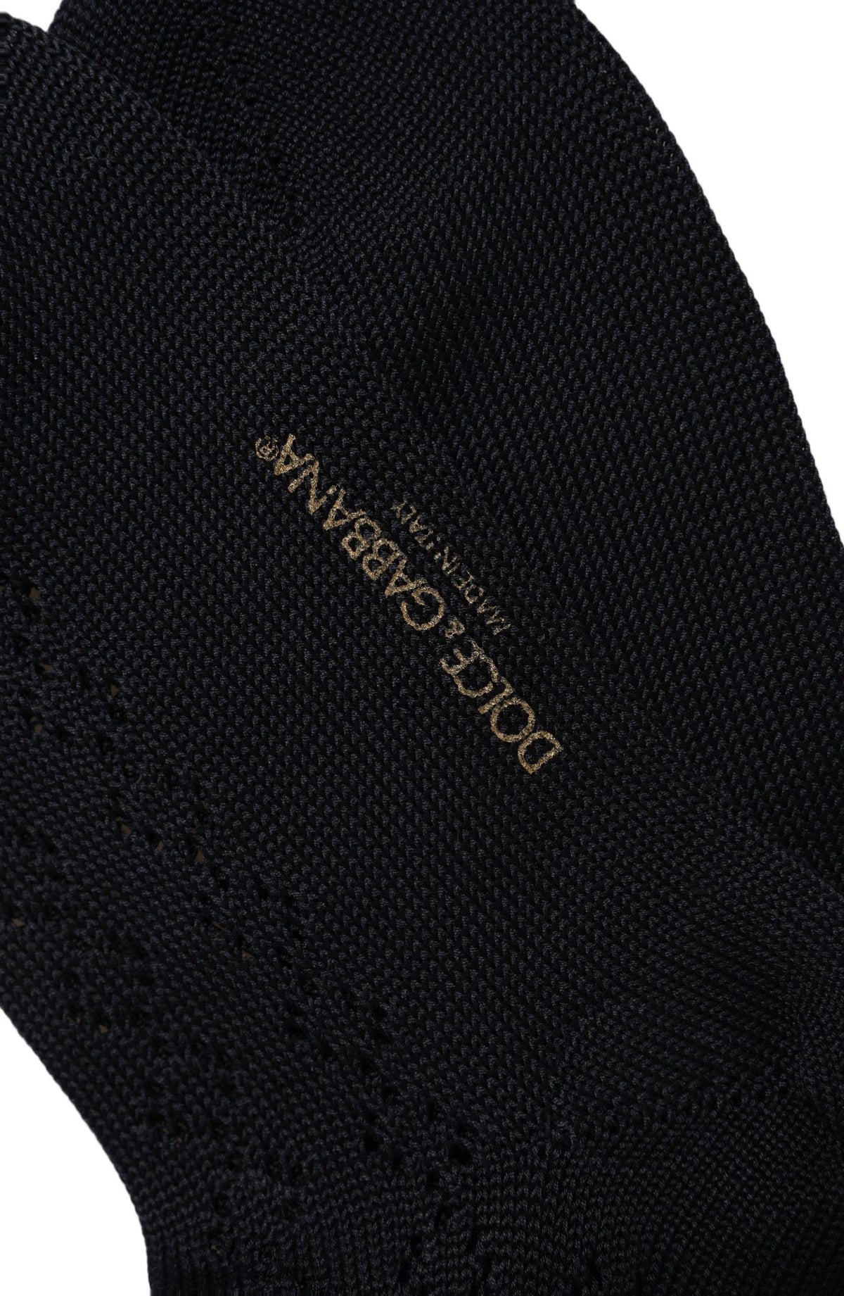 Dolce & Gabbana Dark Blue Cotton Knit Mid Calf Accessory Socks Dolce & Gabbana