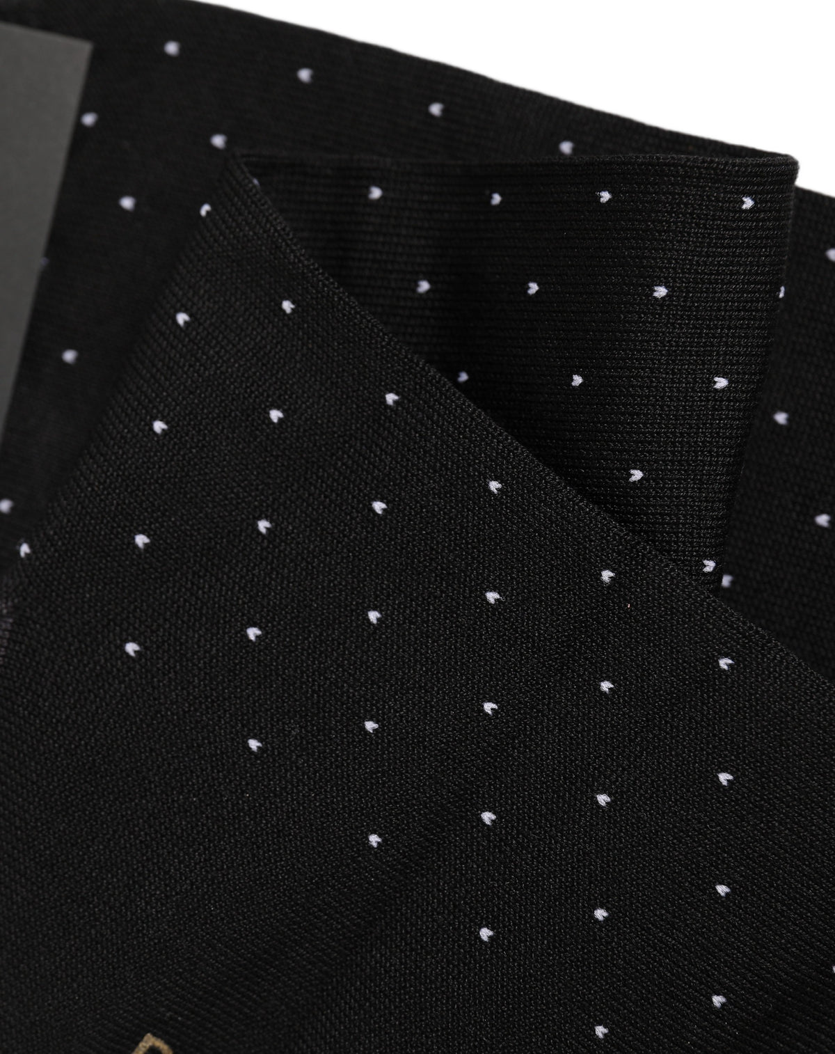 Dolce & Gabbana Men Black Cotton Polka Dot Mid Calf Accessory Socks Dolce & Gabbana