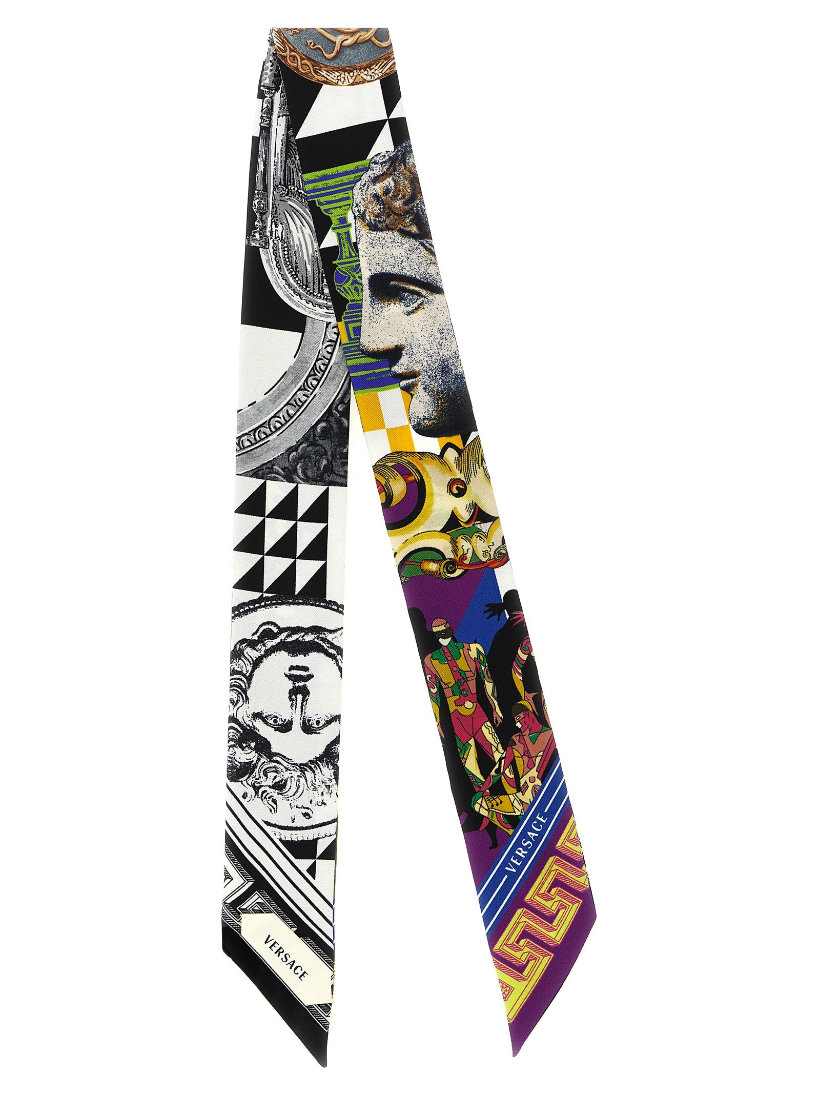 Versace Multicolor Silk Foulard Versace